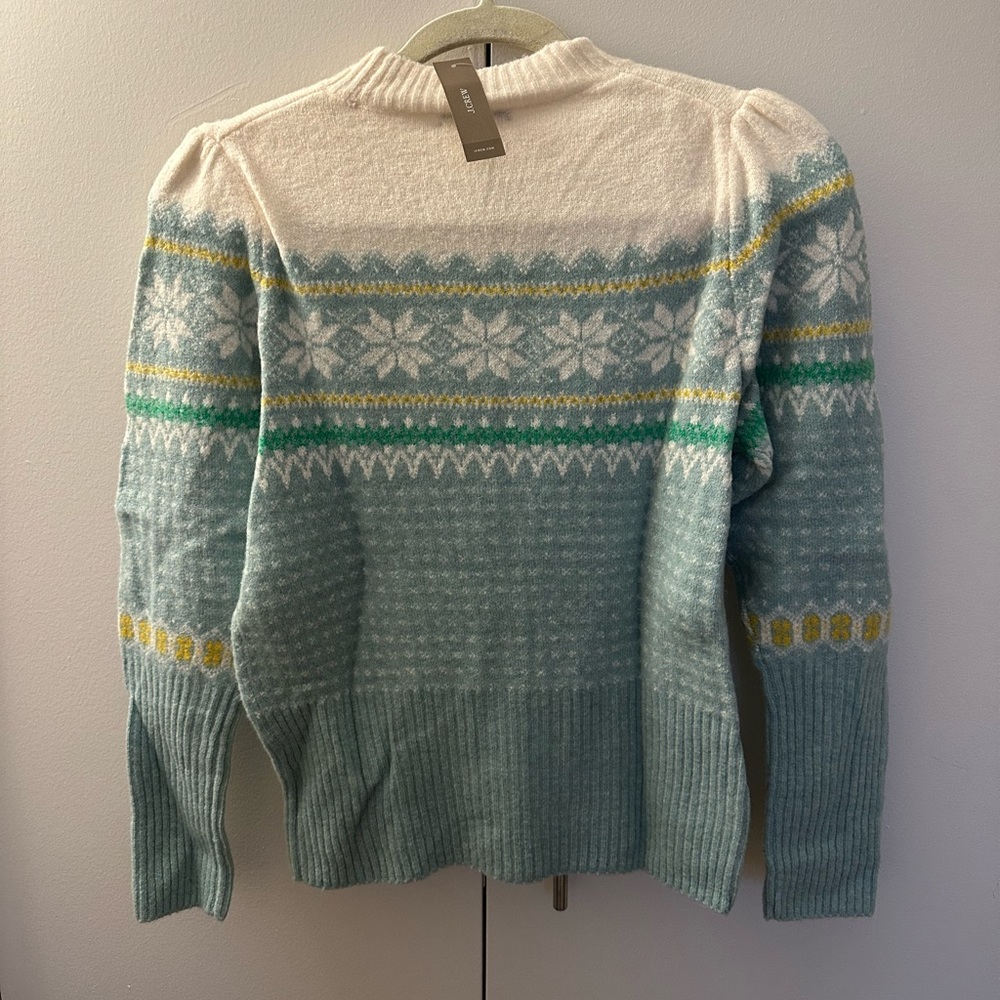 Puff sleeve sweater, new with tags